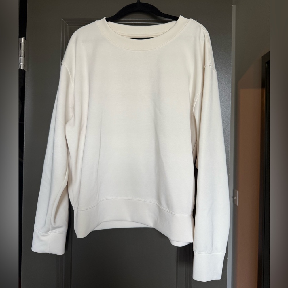 Cream Crewneck Top